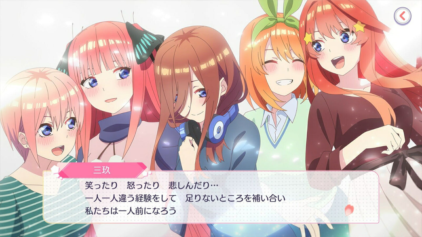 The Quintessential Quintuplets Gotopaz Story 2nd PS4 version